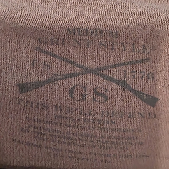 Women's Grunt Style Tan Graphic T-Shirt - Picture 3 of 5